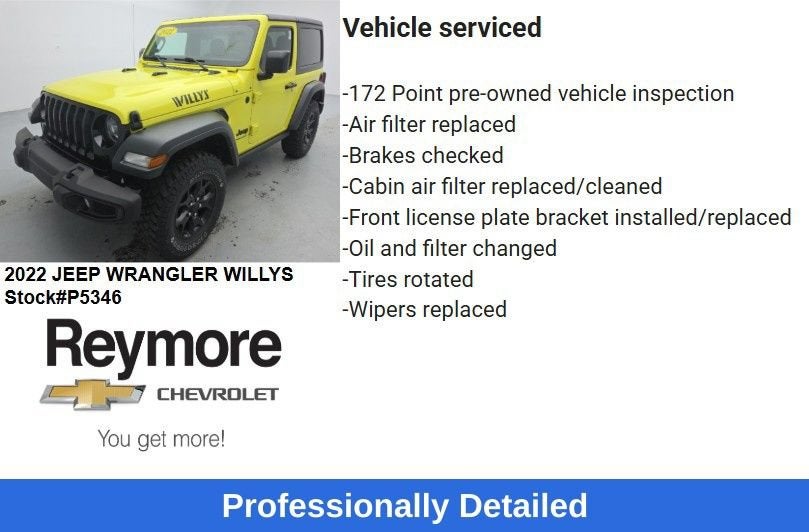 2022 Jeep Wrangler Willys 4x4