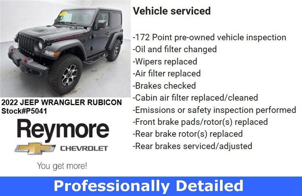 2022 Jeep Wrangler Rubicon 4x4