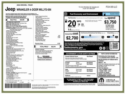 2024 Jeep Wrangler 4-Door Willys 4x4