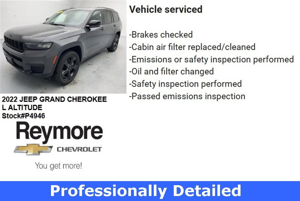 2022 Jeep Grand Cherokee L Altitude 4x4