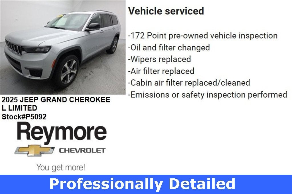 2025 Jeep Grand Cherokee L Limited 4x4