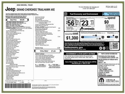 2022 Jeep Grand Cherokee 4xe Trailhawk 4x4