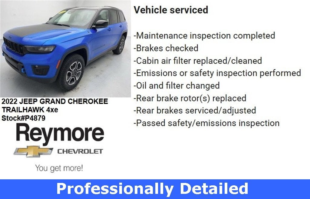 2022 Jeep Grand Cherokee 4xe Trailhawk 4x4