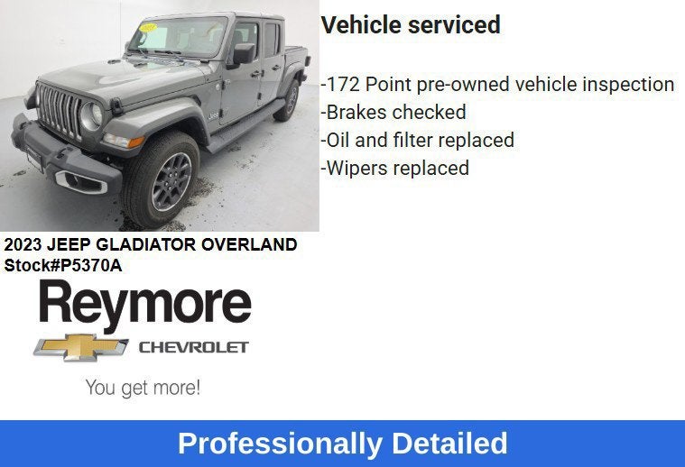 2023 Jeep Gladiator Overland 4x4