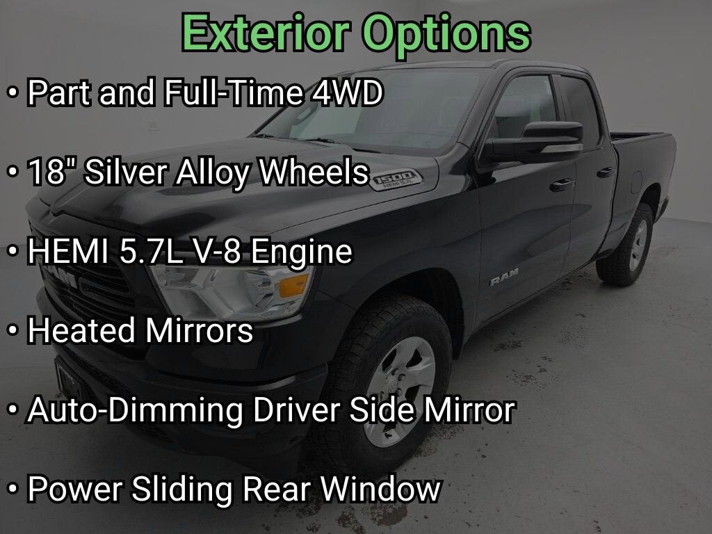 2021 RAM 1500 Big Horn Quad Cab 4x4 6'4" Box