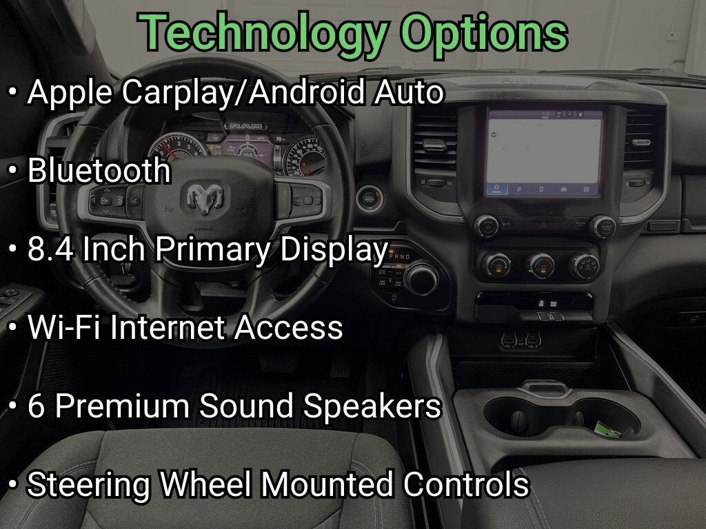 2022 RAM 1500 Big Horn Crew Cab 4x4 5'7" Box