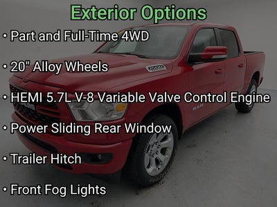 2022 RAM 1500 Big Horn Crew Cab 4x4 5'7" Box