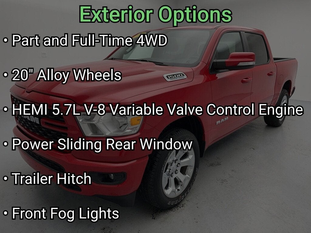 2022 RAM 1500 Big Horn Crew Cab 4x4 5'7" Box