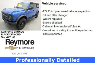 2022 Ford Bronco Black Diamond