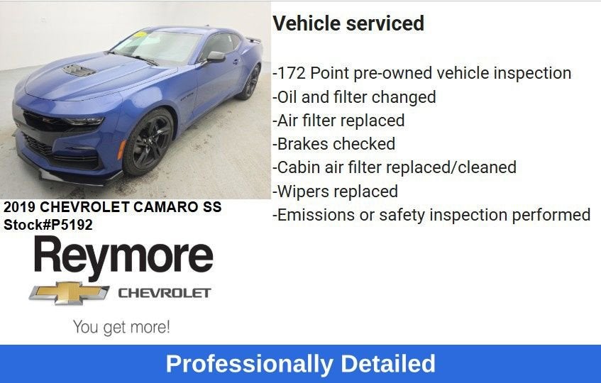 2019 Chevrolet Camaro 2SS