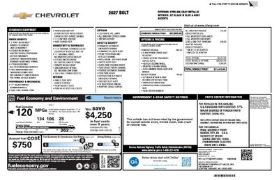 2027 Chevrolet Bolt LT