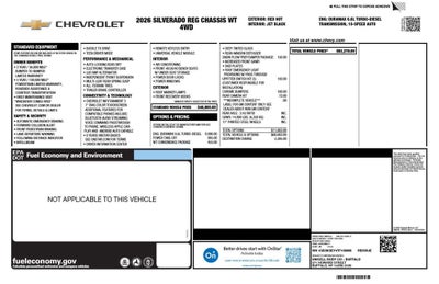 2026 Chevrolet Silverado 3500 HD Chassis Cab Work Truck