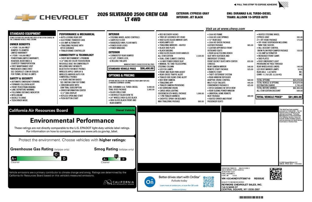 2026 Chevrolet Silverado 2500 HD LT