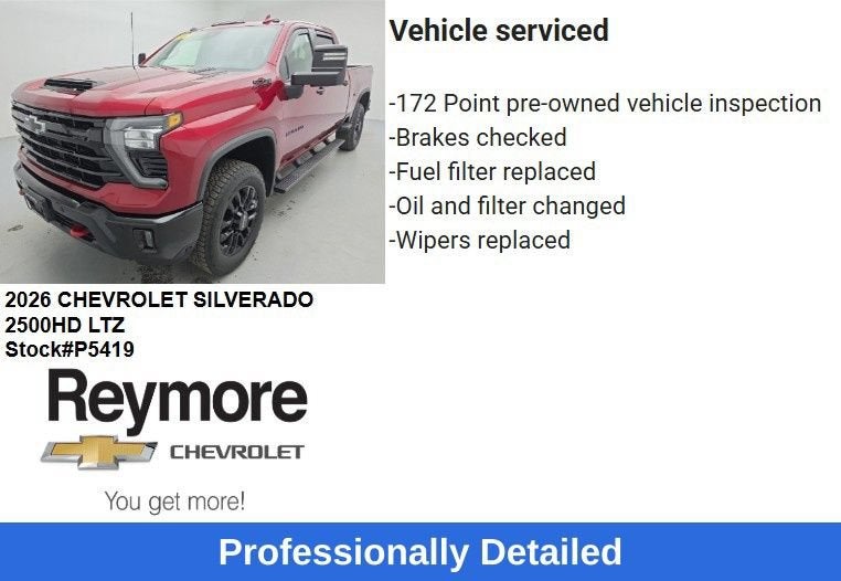 2026 Chevrolet Silverado 2500 HD LTZ