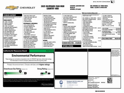 2025 Chevrolet Silverado 2500 HD High Country