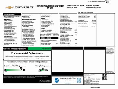 2026 Chevrolet Silverado 3500 HD WT