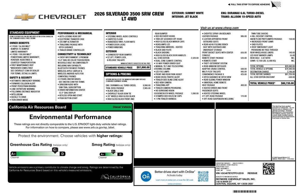 2026 Chevrolet Silverado 3500 HD LT
