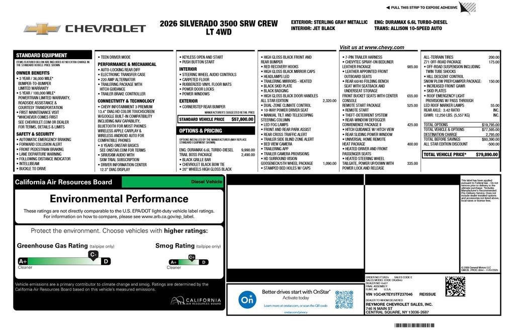 2026 Chevrolet Silverado 3500 HD LT