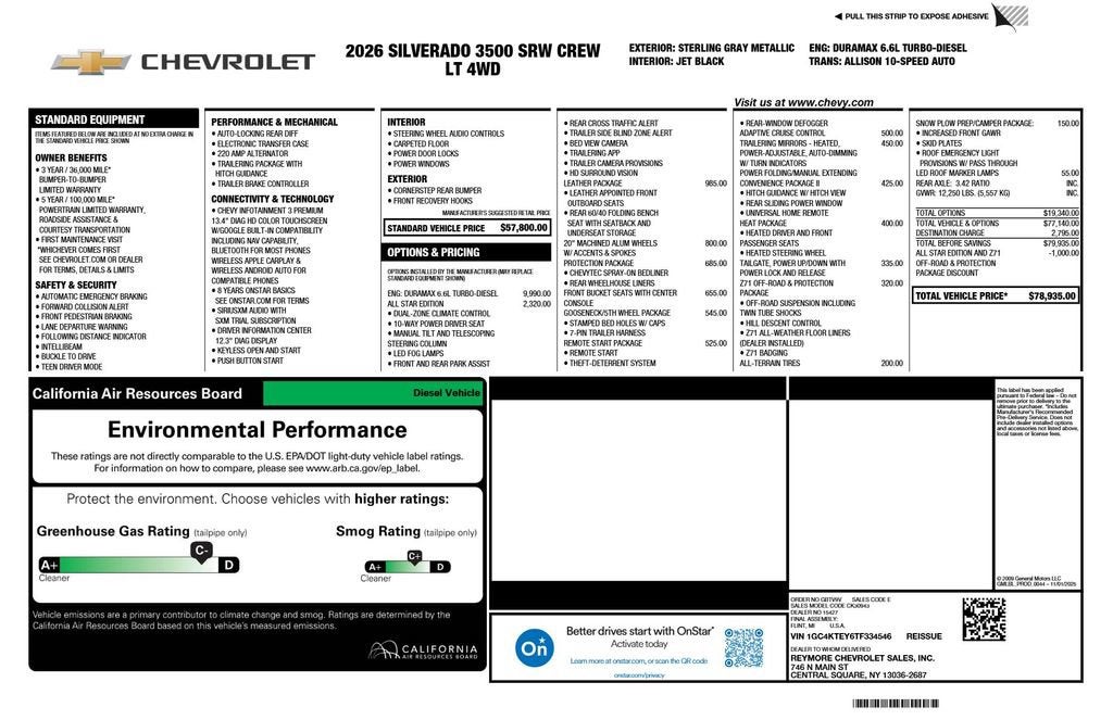 2026 Chevrolet Silverado 3500 HD LT