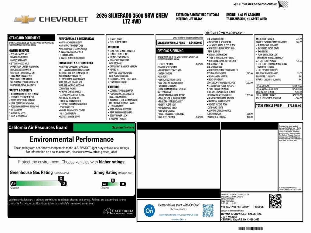 2026 Chevrolet Silverado 3500 HD LTZ