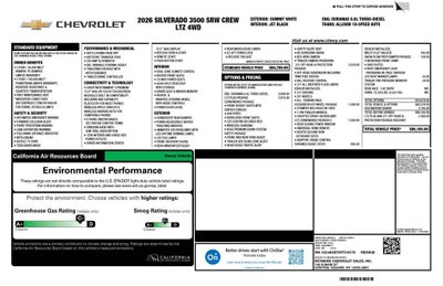 2026 Chevrolet Silverado 3500 HD LTZ