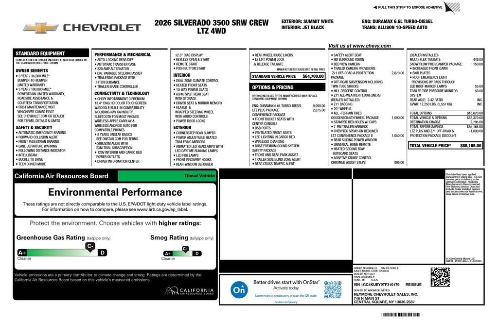 2026 Chevrolet Silverado 3500 HD LTZ