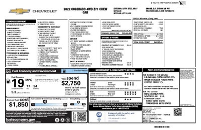 2022 Chevrolet Colorado 4WD Z71