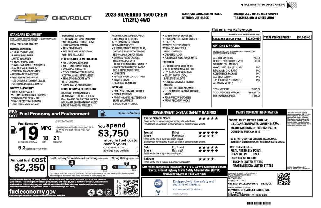 2023 Chevrolet Silverado 1500 LT