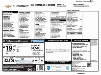 2026 Chevrolet Colorado LT