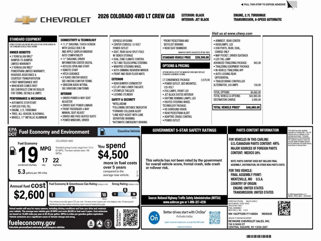 2026 Chevrolet Colorado LT