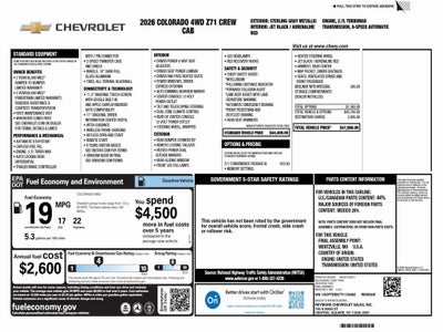 2026 Chevrolet Colorado Z71