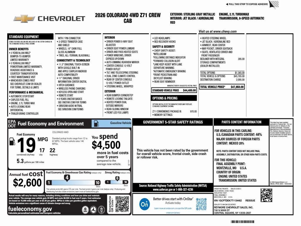 2026 Chevrolet Colorado Z71