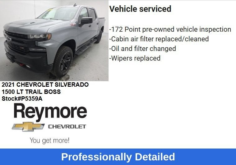 2021 Chevrolet Silverado 1500 LT Trail Boss