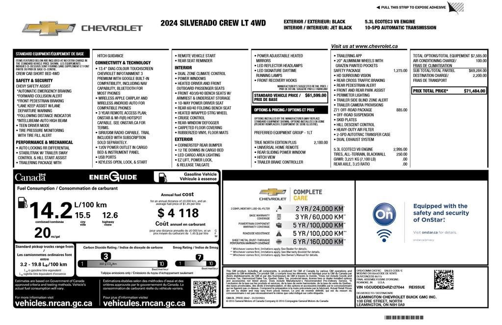 2024 Chevrolet Silverado 1500 LT