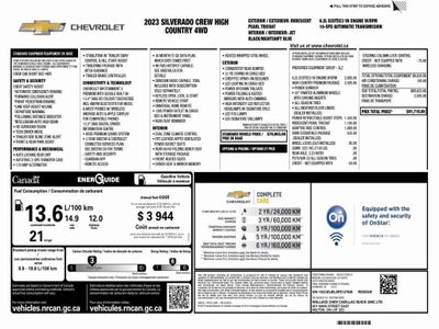 2023 Chevrolet Silverado 1500 High Country