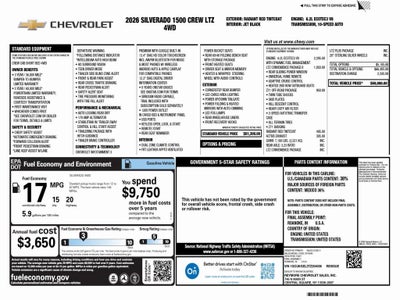 2026 Chevrolet Silverado 1500 LTZ