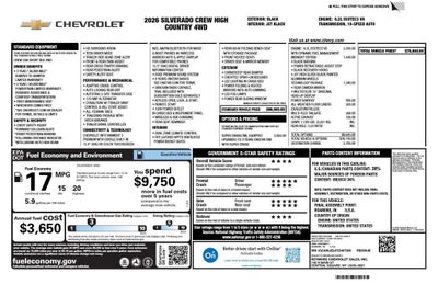 2026 Chevrolet Silverado 1500 High Country