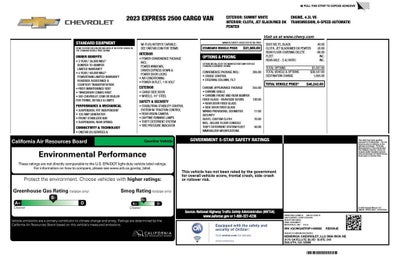 2023 Chevrolet Express Cargo 2500 WT