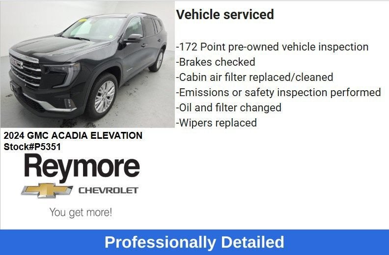2024 GMC Acadia Elevation