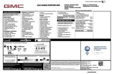 2025 GMC Acadia Elevation
