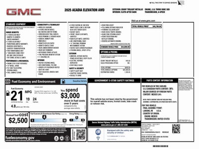 2025 GMC Acadia Elevation