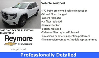 2025 GMC Acadia Elevation