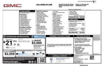 2024 GMC Acadia AT4