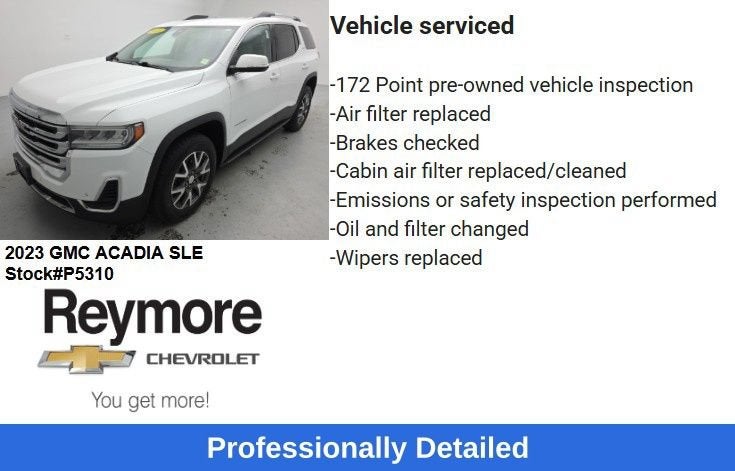 2023 GMC Acadia SLE