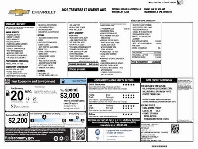 2023 Chevrolet Traverse LT Leather