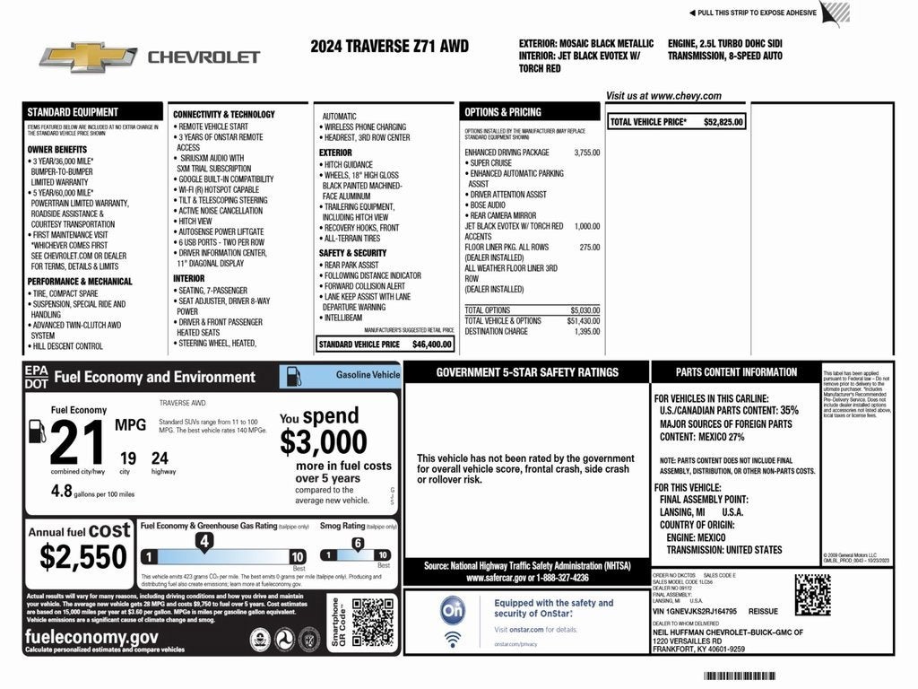 2024 Chevrolet Traverse Z71