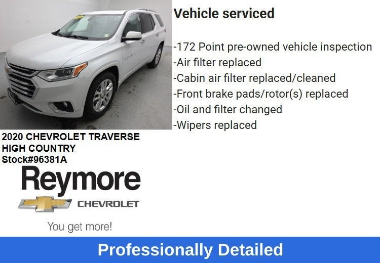 2020 Chevrolet Traverse High Country