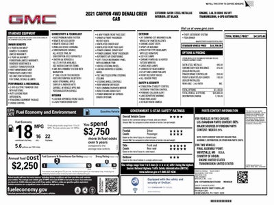 2021 GMC Canyon Denali