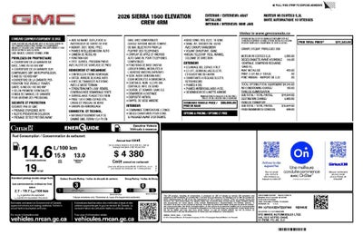 2026 GMC Sierra 1500 Elevation