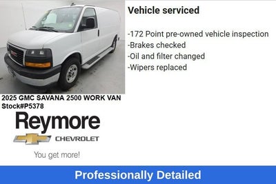 2025 GMC Savana Cargo Work Van
